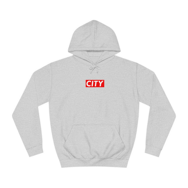 U03. CITY - RED BOX LOGO HOODIE