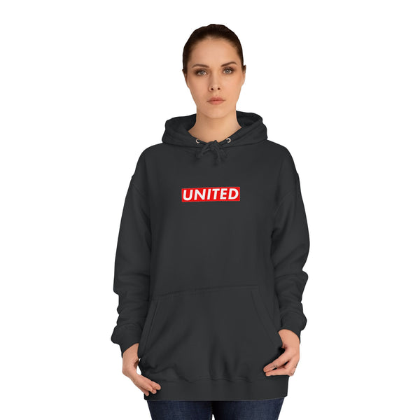 U03. UNITED - RED BOX LOGO HOODIE