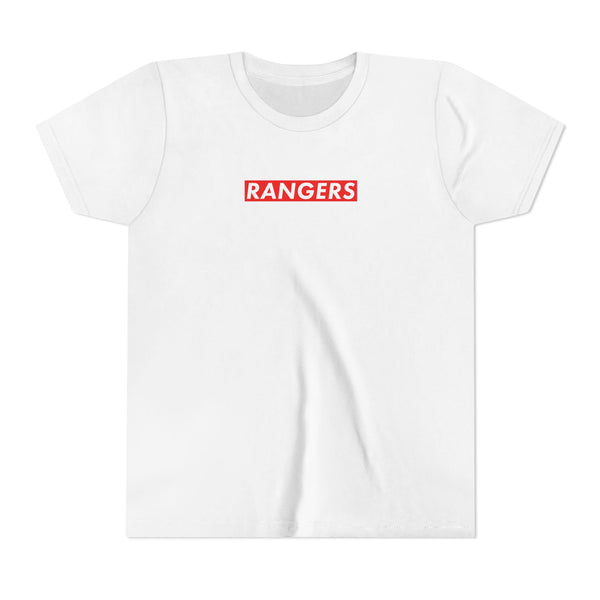 Y01. RANGERS - RED BOX LOGO YOUTH